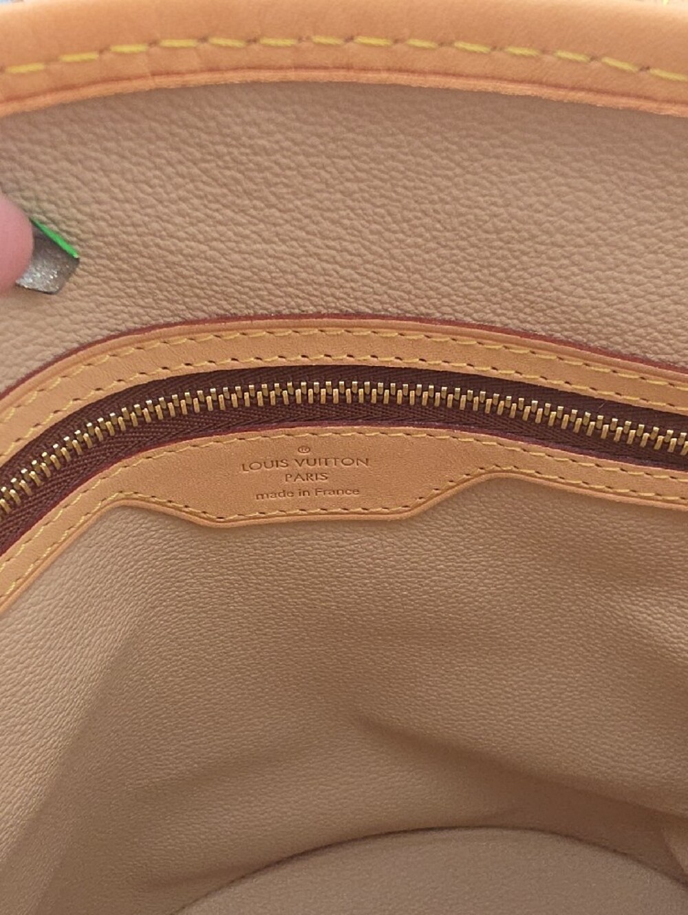 Louis Vuitton Brown Signiture Mono Canvas Petite Shoulder Bucket Bag (EUC)COA✨️ - Picture 12 of 16